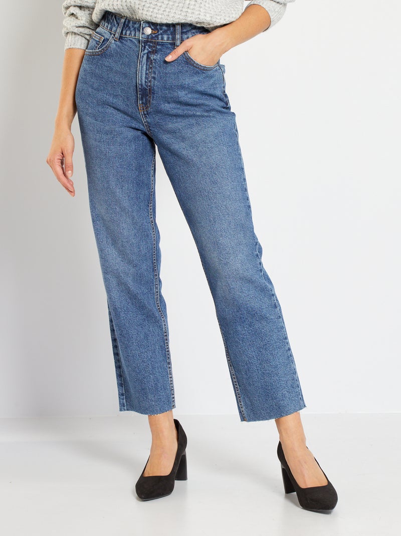 Jean en denim bleu - Kiabi