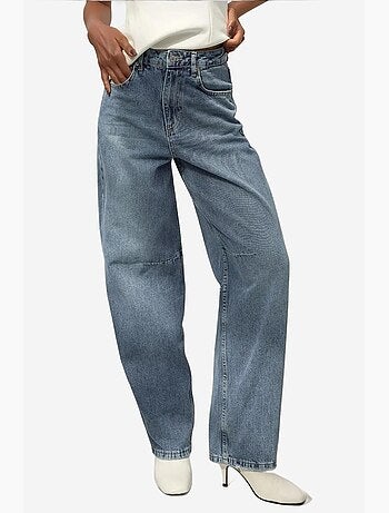Jean en denim coupe ample à jambe large hiccup