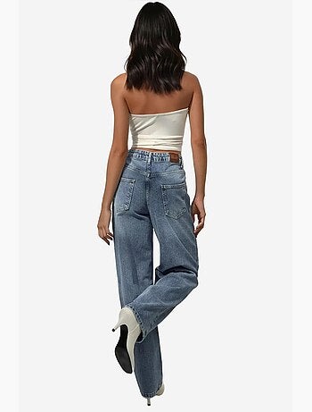 Jean en denim coupe ample à jambe large hiccup