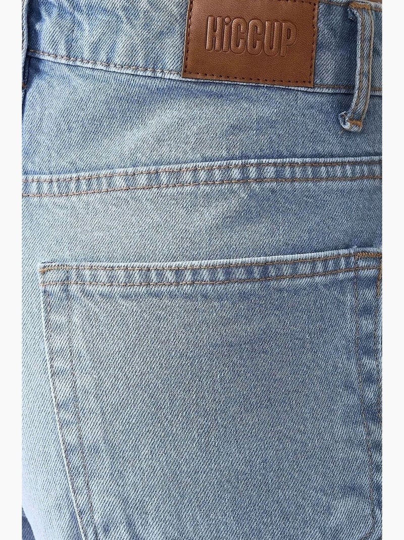 Jean en denim coupe ample hiccup Bleu clair - Kiabi