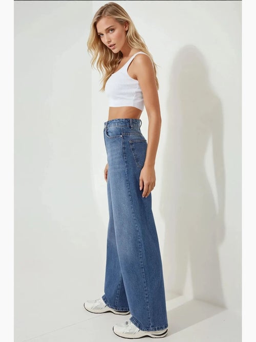 Jean en denim coupe ample hiccup - Kiabi