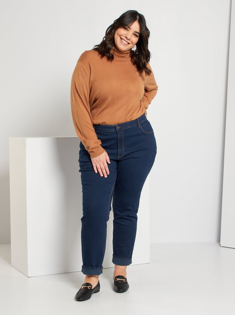 Jean en denim stretch bleu foncé - Kiabi
