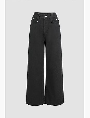 Jean en denim taille haute à jambes larges hiccup