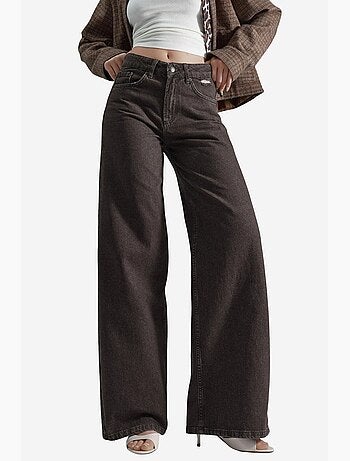 Jean en denim taille haute et jambes larges des années 90 hiccup