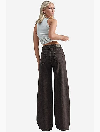 Jean en denim taille haute et jambes larges des années 90 hiccup