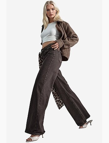 Jean en denim taille haute et jambes larges des années 90 hiccup