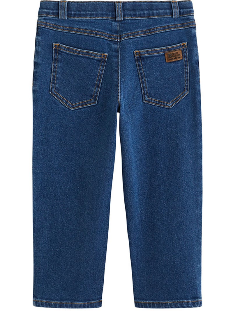 Jean enfant relaxed Bleu - Kiabi