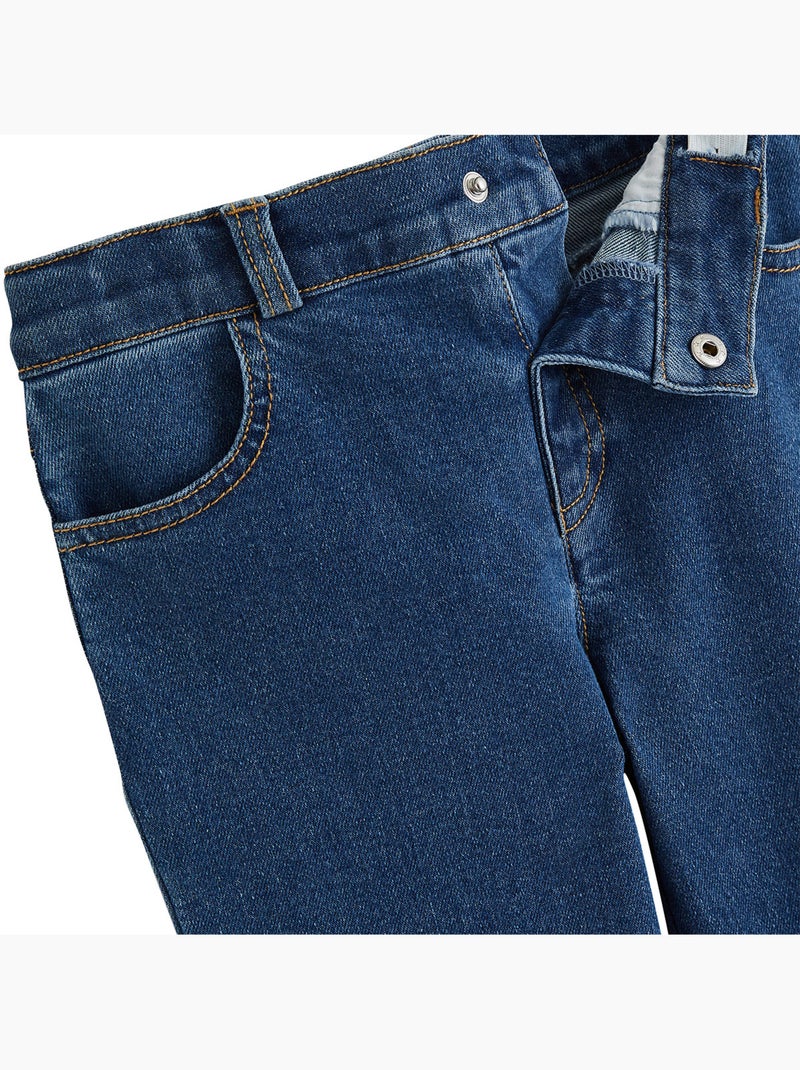 Jean enfant relaxed Bleu - Kiabi