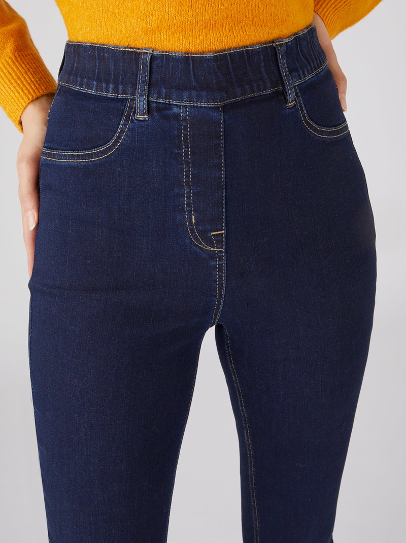 Jean enfilable Perfect Fit by Damart - Damart Bleu foncé - Kiabi