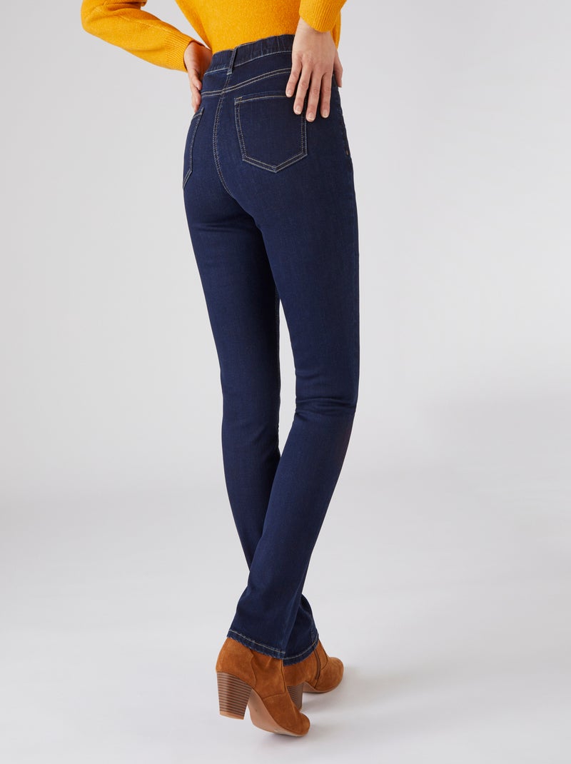 Jean enfilable Perfect Fit by Damart - Damart Bleu foncé - Kiabi