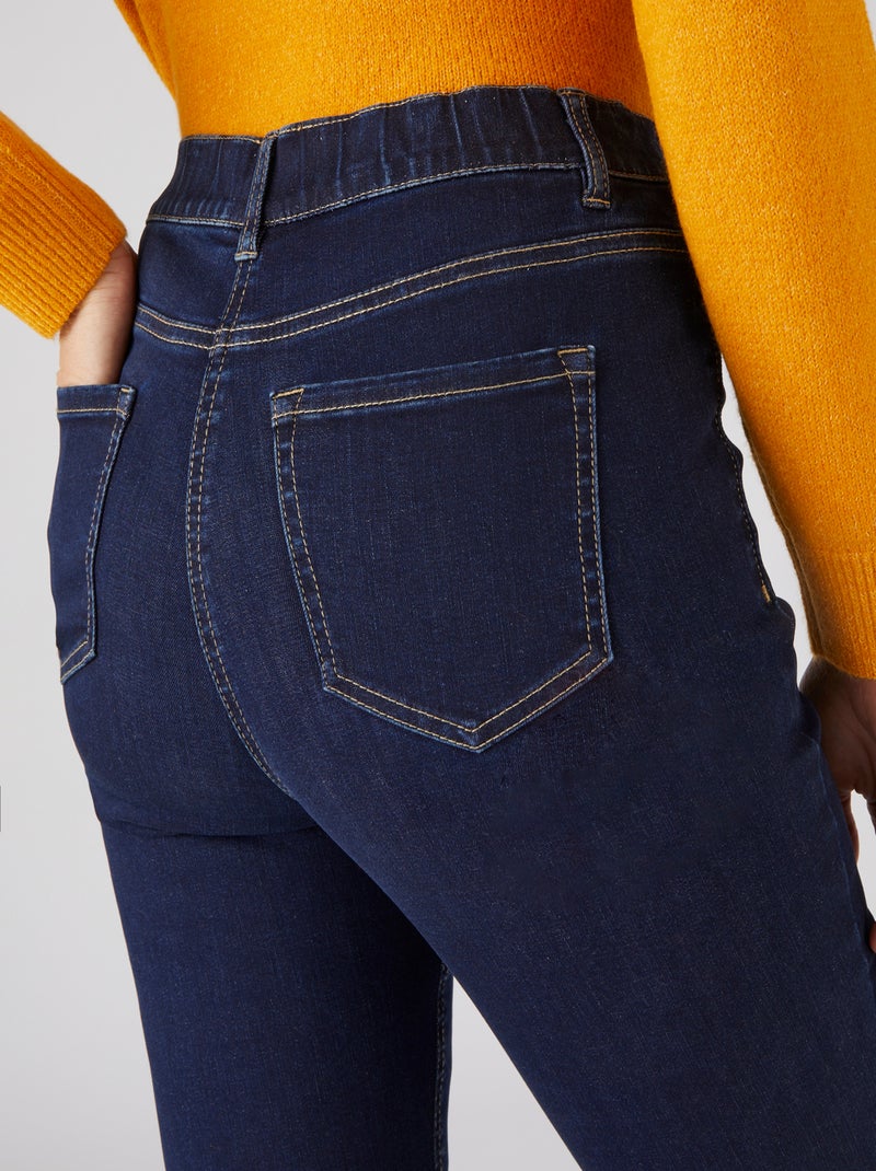 Jean enfilable Perfect Fit by Damart - Damart Bleu foncé - Kiabi