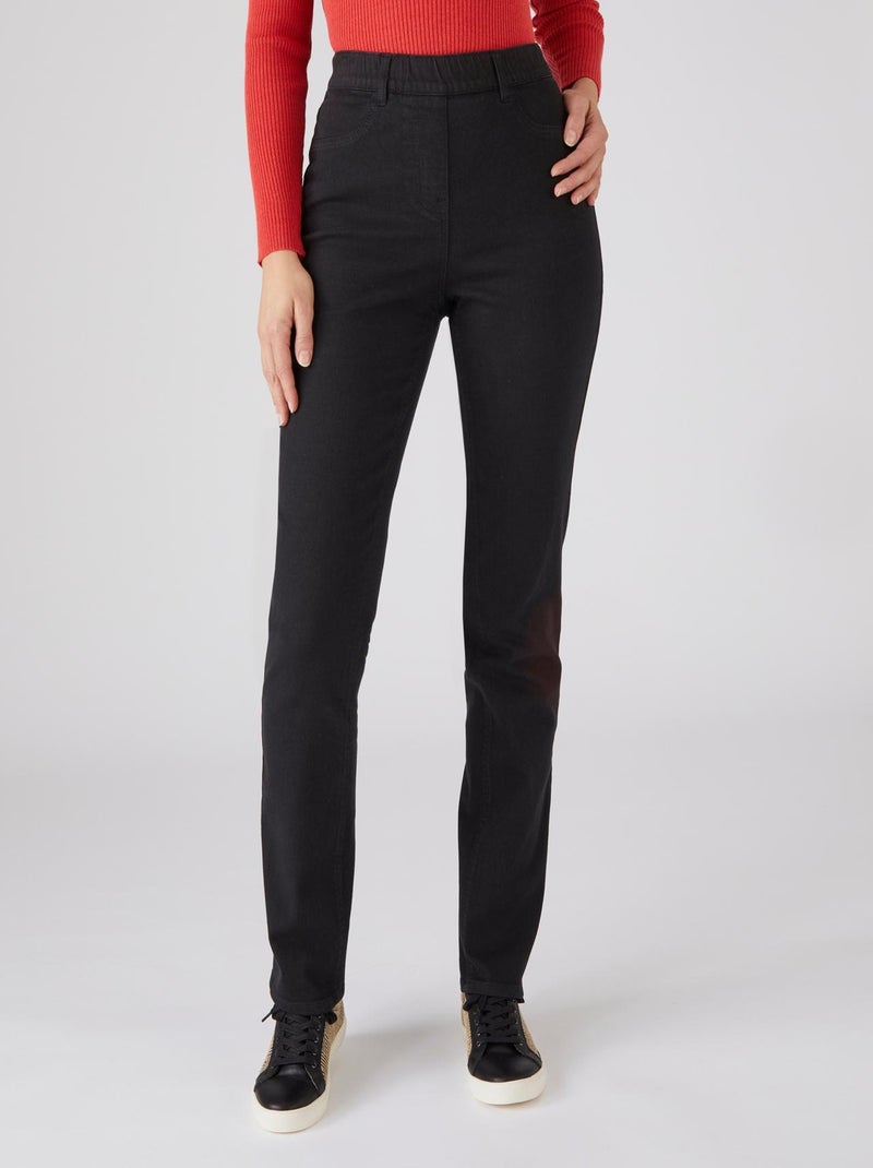 Jean enfilable Perfect Fit by Damart - Damart Noir - Kiabi
