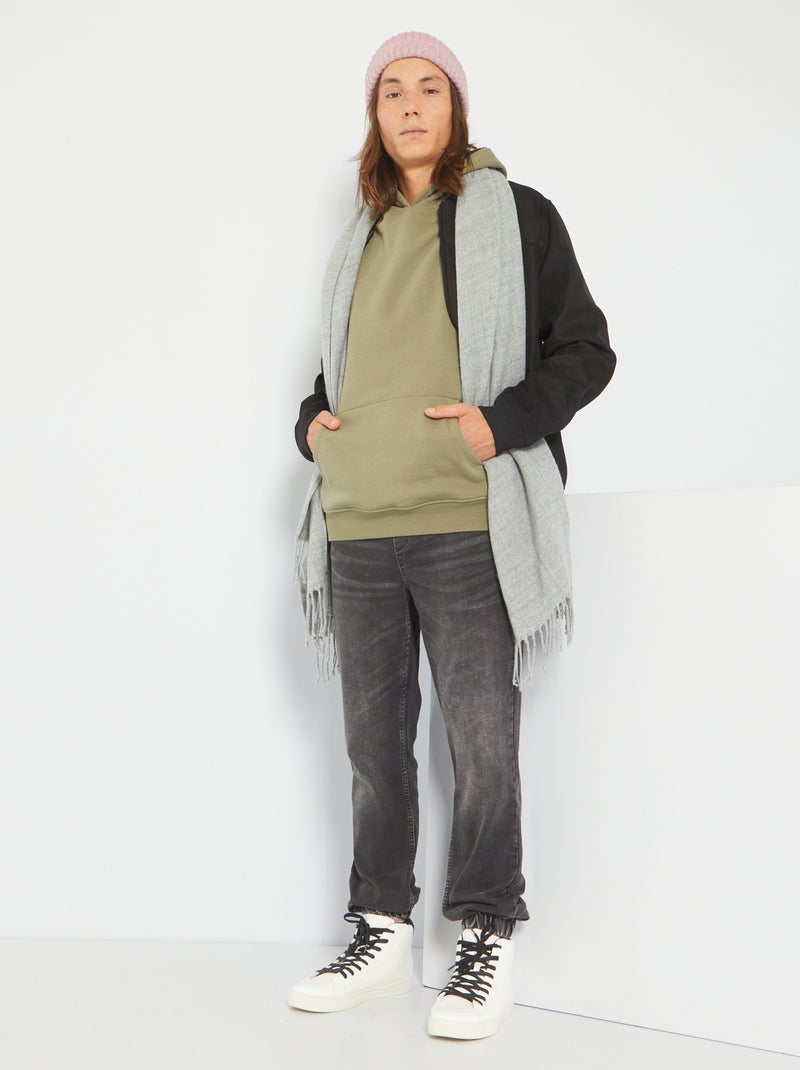 Jean esprit 'jogger' Noir - Kiabi