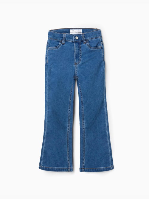 Jean évasé avec taille ajustable et poches - Kiabi Jean évasé avec taille ajustable et poches - Kiabi