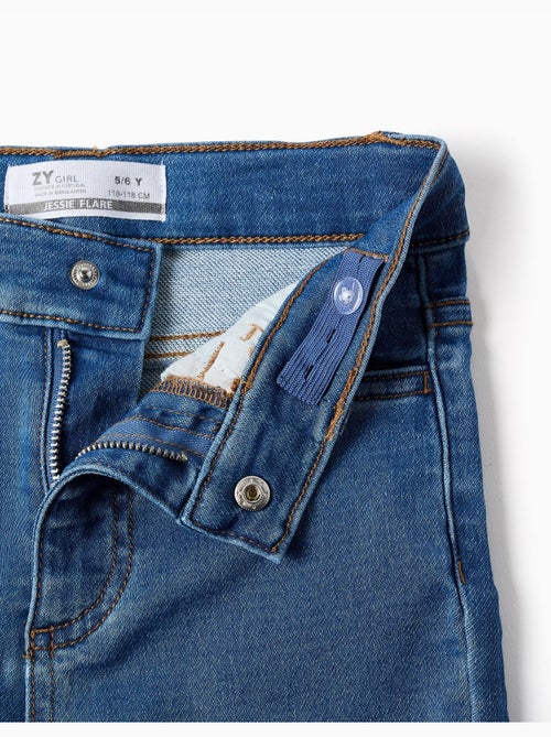 Jean évasé avec taille ajustable et poches - Kiabi Jean évasé avec taille ajustable et poches - Kiabi