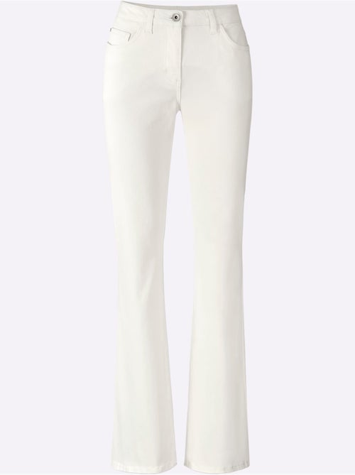 Jean évasé Coton Extensible - Taille Courte - Witt - Kiabi