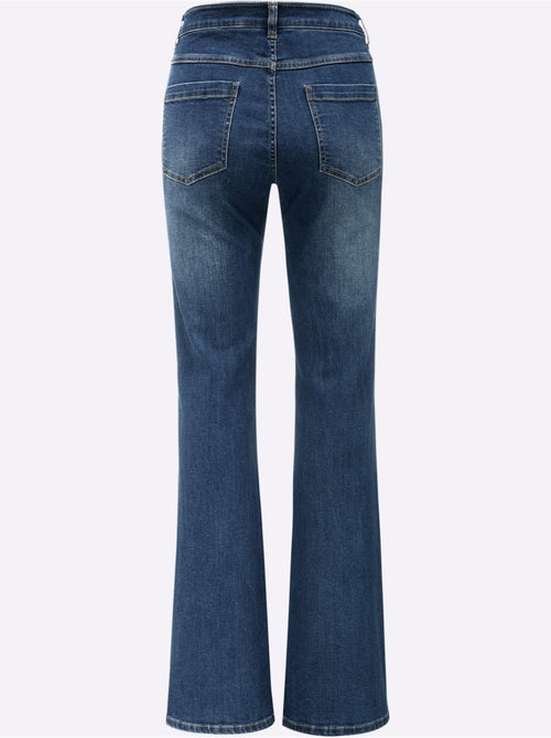 Jean évasé Coton Extensible - Taille Courte - Witt - Kiabi