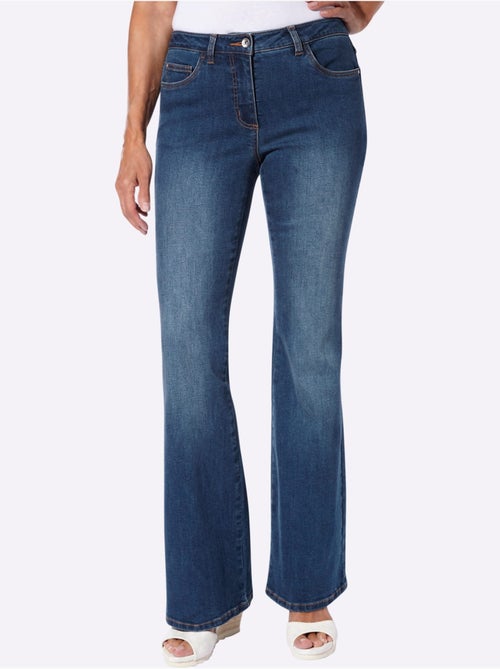 Jean évasé Coton Extensible - Taille Standard - Witt - Kiabi Jean évasé Coton Extensible - Taille Standard - Witt - Kiabi