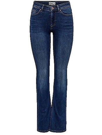 Jean évasé Only Blush en coton extensible