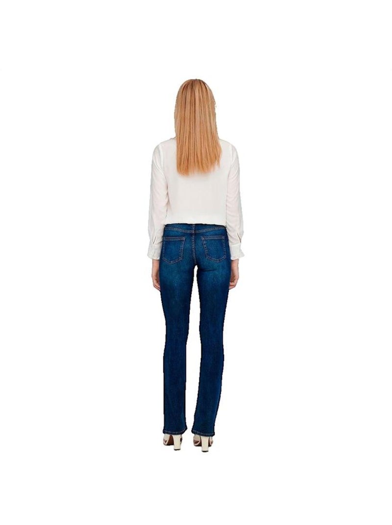 Jean évasé Only Blush en coton extensible Bleu - Kiabi