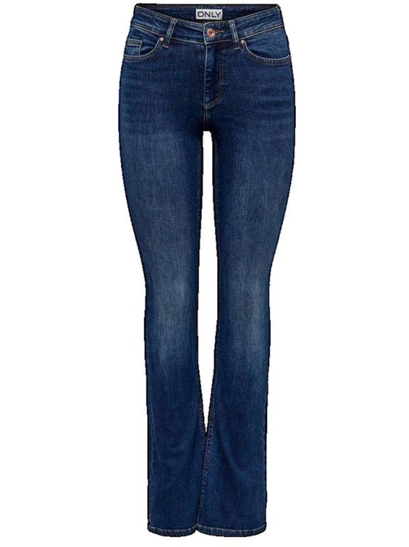 Jean évasé Only Blush en coton extensible Bleu - Kiabi