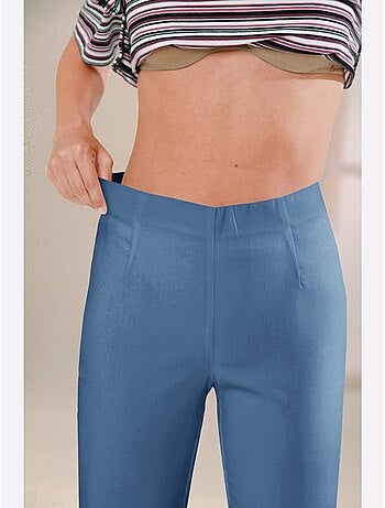 Jean extensible à ceinture élastique avec deux poches pratiques - Taille extra courte - Witt