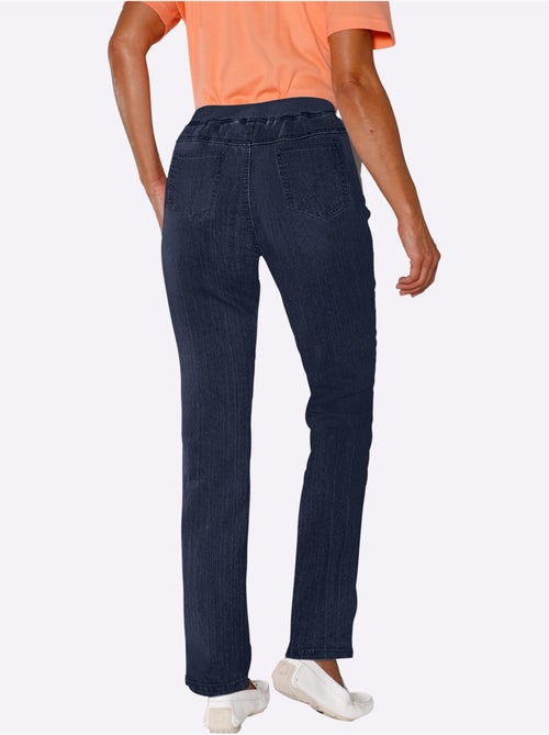 Jean extensible à ceinture élastique avec poches pratiques - Taille courte - Witt - Kiabi Jean extensible à ceinture élastique avec poches pratiques - Taille courte - Witt - Kiabi
