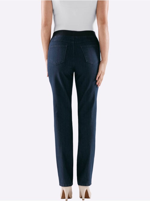 Jean extensible à ceinture élastique avec poches pratiques - Taille courte - Witt - Kiabi Jean extensible à ceinture élastique avec poches pratiques - Taille courte - Witt - Kiabi