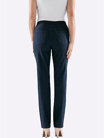 Jean extensible à ceinture élastique avec deux poches pratiques - Taille extra courte - Witt