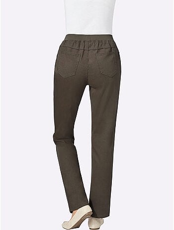 Jean extensible à ceinture élastique avec deux poches pratiques - Taille extra courte - Witt