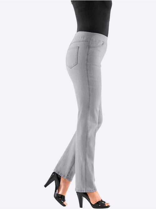 Jean extensible à ceinture élastique et poches pratiques - Taille extra courte - Witt - Kiabi