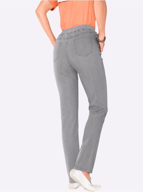 Jean extensible à ceinture élastique et poches pratiques - Taille extra courte - Witt - Kiabi