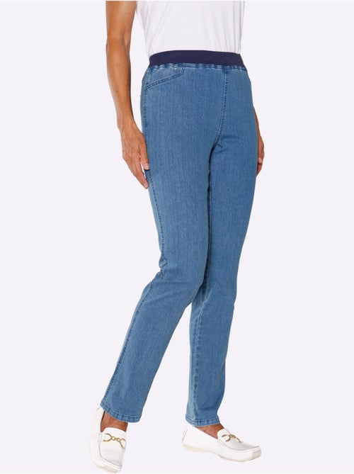 Jean extensible à ceinture élastique et poches pratiques - Taille standard - Witt - Kiabi Jean extensible à ceinture élastique et poches pratiques - Taille standard - Witt - Kiabi