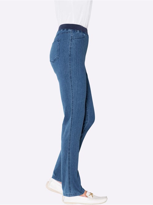 Jean extensible à ceinture élastique et poches pratiques - Taille standard - Witt - Kiabi Jean extensible à ceinture élastique et poches pratiques - Taille standard - Witt - Kiabi