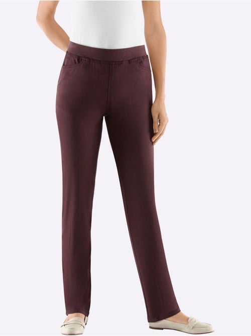 Jean extensible avec ceinture élastique et deux poches - Taille courte - Witt - Kiabi Jean extensible avec ceinture élastique et deux poches - Taille courte - Witt - Kiabi