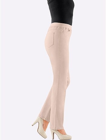 Jean extensible avec ceinture élastique et poches pratiques - Taille courte - Witt