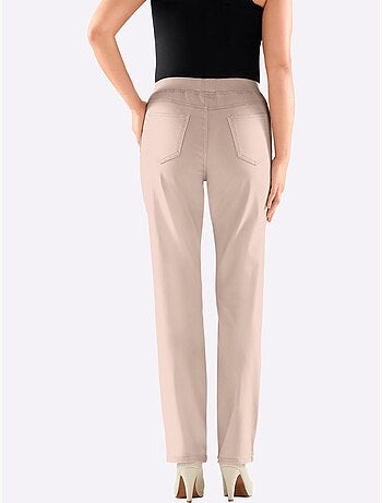 Jean extensible avec ceinture élastique et poches pratiques - Taille courte - Witt