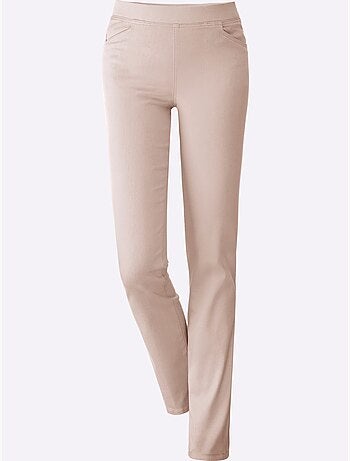 Jean extensible avec ceinture élastique et poches pratiques - Taille courte - Witt