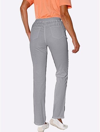 Pantalon extensible avec ceinture élastique et poches pratiques - Taille standard - Witt
