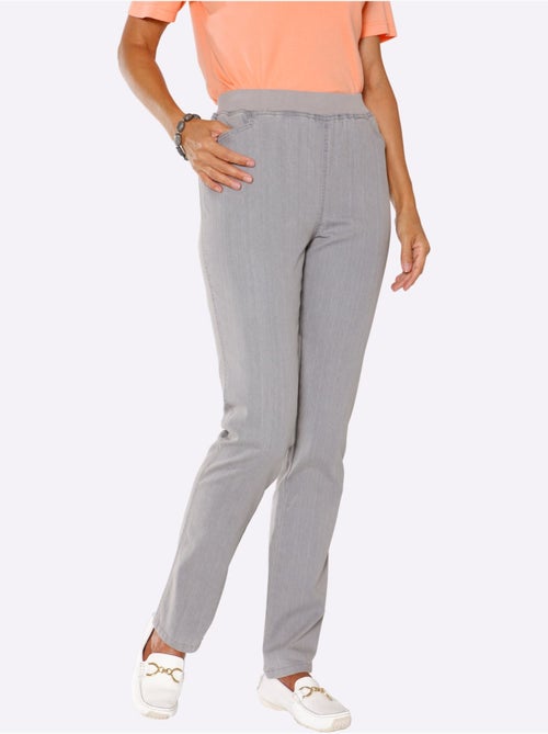 Jean extensible avec ceinture élastique et poches pratiques - Taille standard - Witt - Kiabi Jean extensible avec ceinture élastique et poches pratiques - Taille standard - Witt - Kiabi