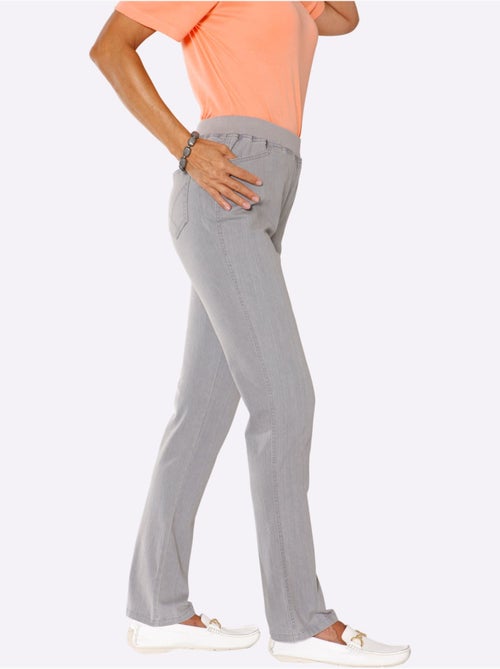 Jean extensible avec ceinture élastique et poches pratiques - Taille standard - Witt - Kiabi Jean extensible avec ceinture élastique et poches pratiques - Taille standard - Witt - Kiabi
