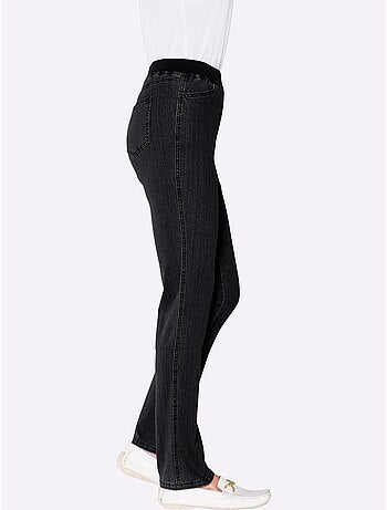 Jean extensible à ceinture élastique avec deux poches pratiques - Taille extra courte - Witt