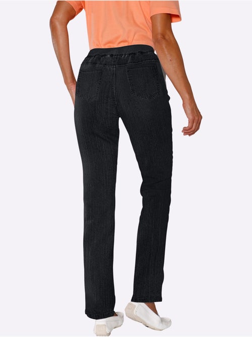 Jean extensible confortable avec ceinture élastique et poches pratiques - Taille extra courte - Witt - Kiabi Jean extensible confortable avec ceinture élastique et poches pratiques - Taille extra courte - Witt - Kiabi