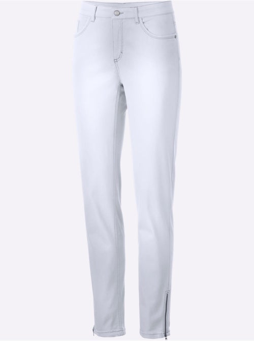 Jean Extensible Coupe 5 Poches - Taille Courte - Helline - Kiabi Jean Extensible Coupe 5 Poches - Taille Courte - Helline - Kiabi