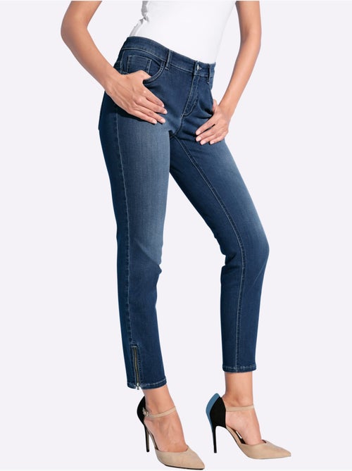 Jean Extensible Coupe 5 Poches - Taille Courte - Helline - Kiabi