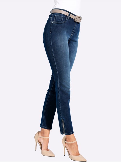 Jean Extensible Coupe 5 Poches - Taille Courte - Helline - Kiabi