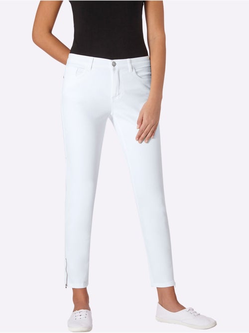Jean Extensible Coupe 5 Poches - Taille Extra Courte - Helline - Kiabi