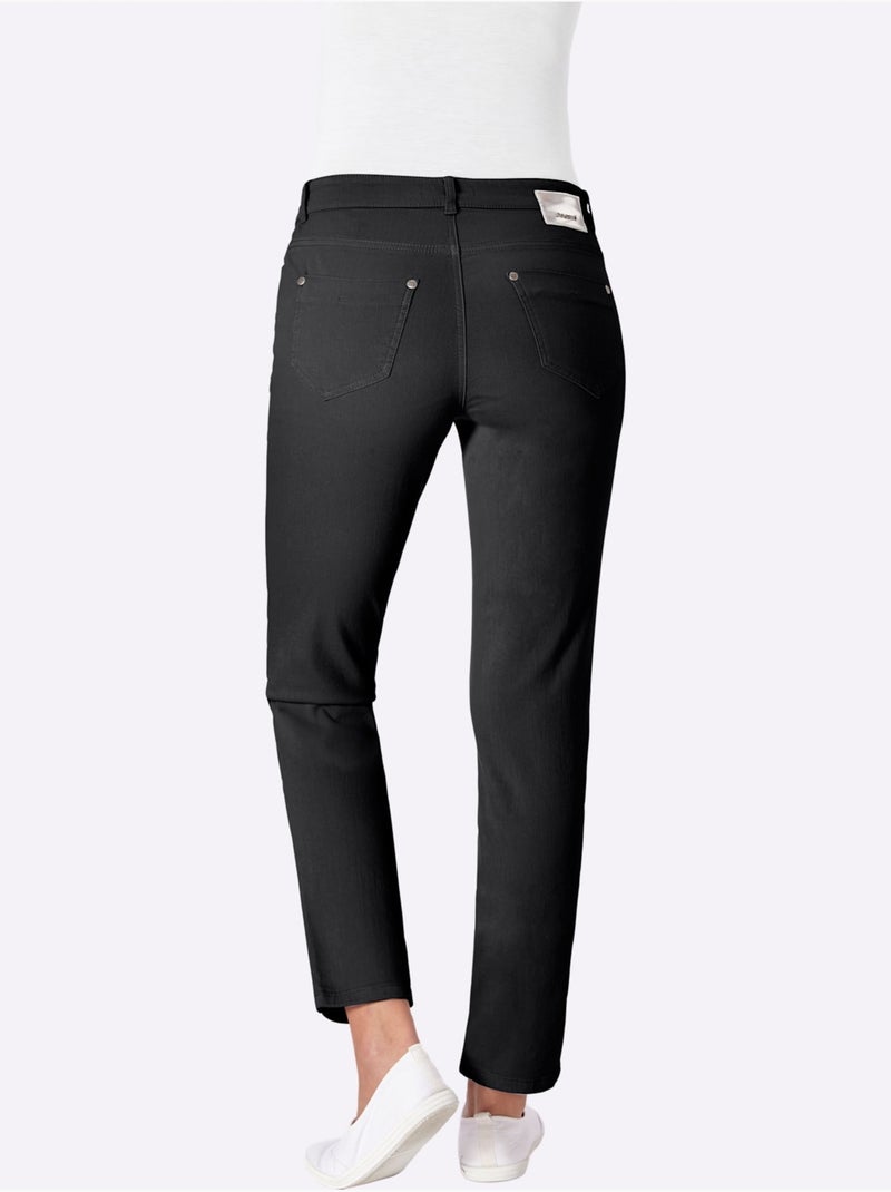 Jean Extensible Coupe étroite - Taille Standard - Helline Noir - Kiabi