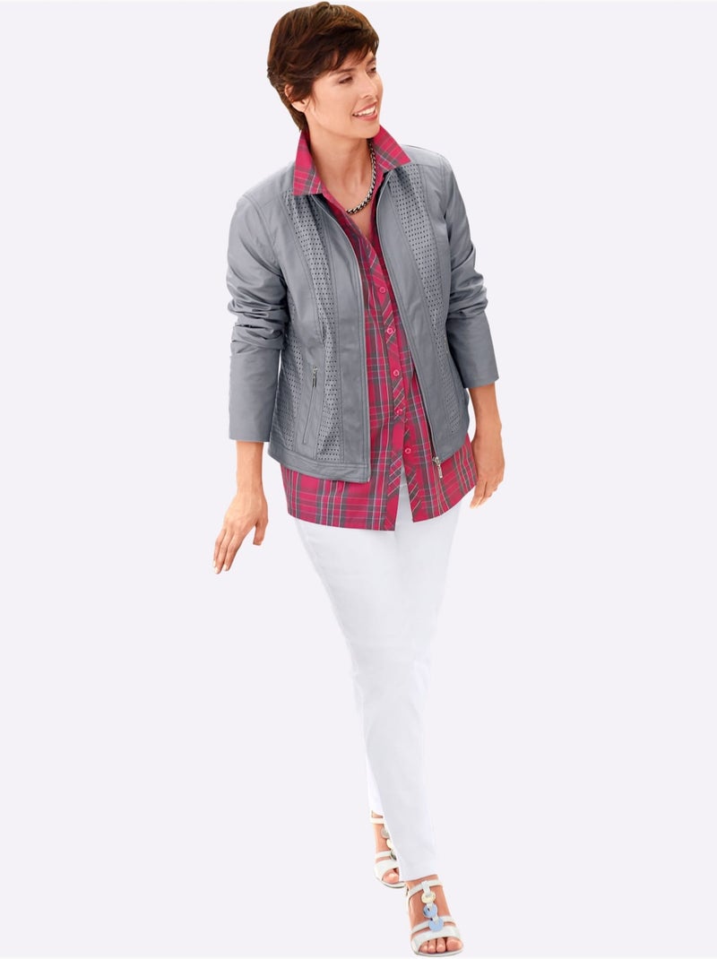 Jean Extensible Qualité Coton - Taille Standard - Witt Blanc - Kiabi