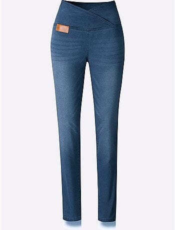 Jean extensible qualité coton doux sur la peau - taille courte - witt